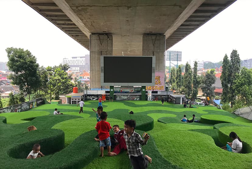 Taman Film Park in Bandung