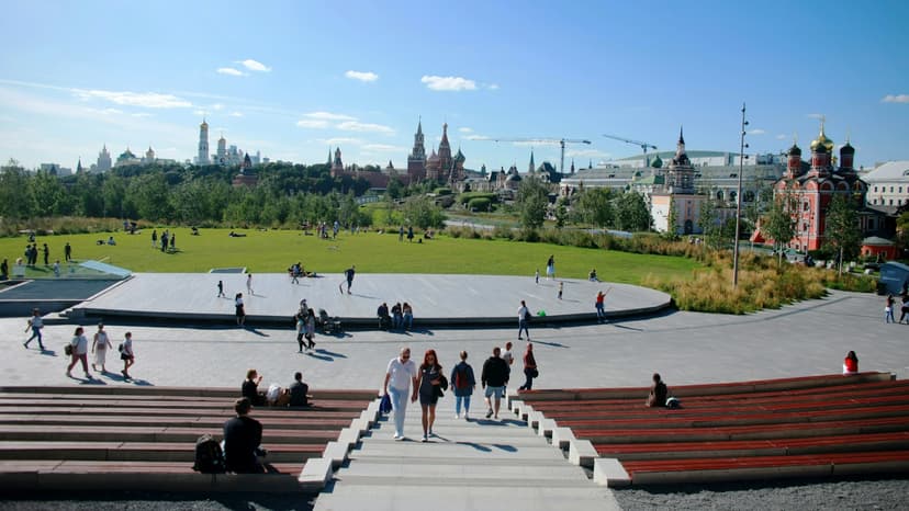Zaryadye Park in Moscow